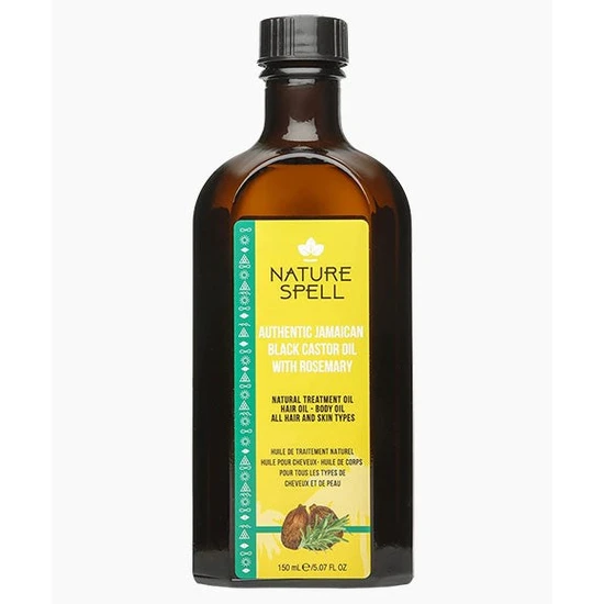 Nature Spell Jamaican Black Castor Oil With Rosemary