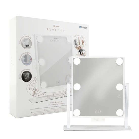Stylpro Glam & Groove Hollywood Vanity Music Mirror