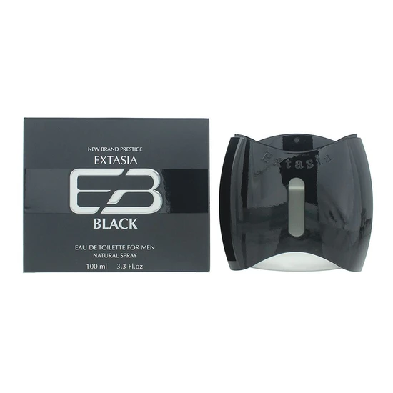 New Brand Extasia Black For Men Eau De Toilette