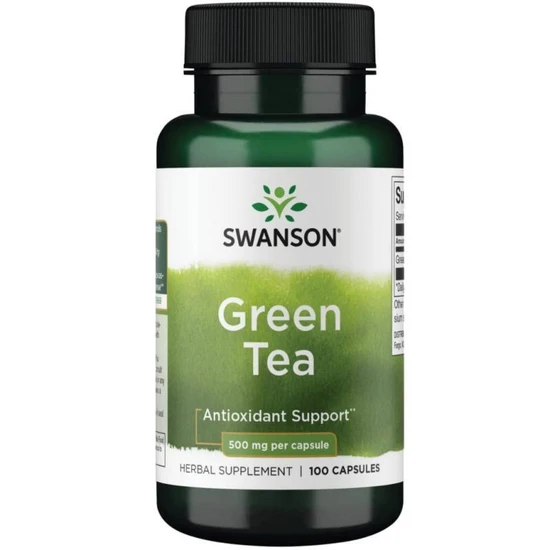 Swanson Green Tea 500mg Capsules