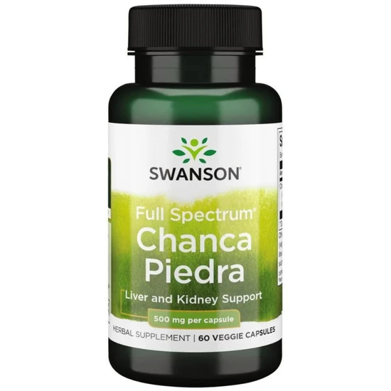 Swanson Full Spectrum Chanca Piedra, 500Mg - 60 Vcaps - Image 6