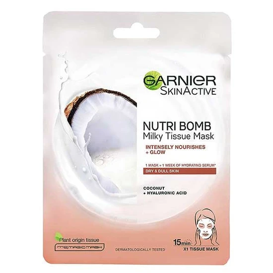 Garnier Skin Active Nutri Bomb Milky Tissue Mask With Coconut