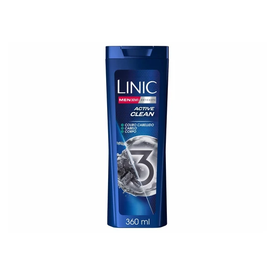 Linic Men Anti-Dandruff 3-In-1 Active Clean Shampoo