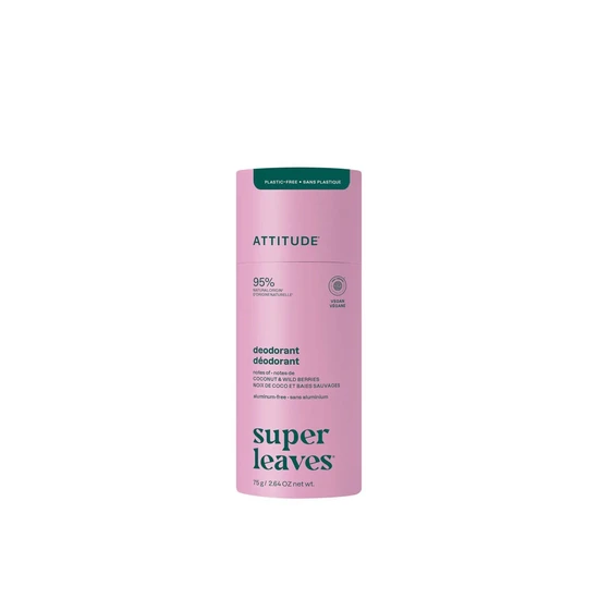 Attitude Super Leaves Deodorant Coconut & Wild Berries