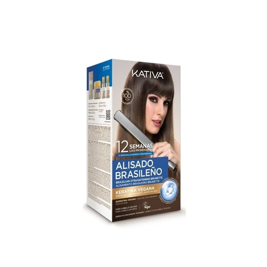Kativa Brazilian Straightening Brunette Kit