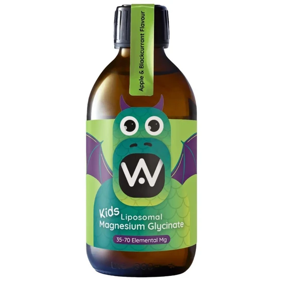 Well Actually Kids Magnesium Glycinate 35-70mg - Liposomal Liquid - Image 4