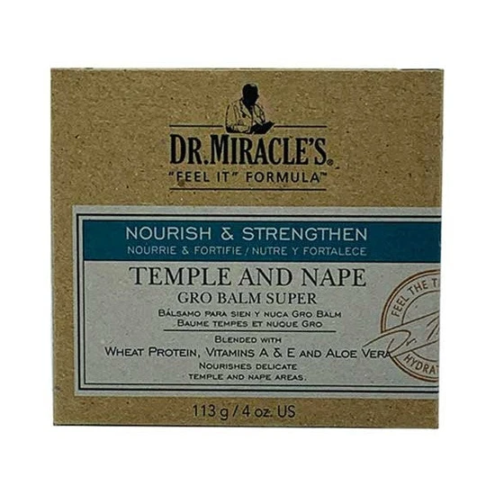 Dr. Miracle's Feel It Formula Temple N Nape Super Gro Balm