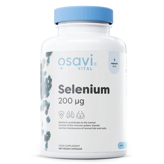 Osavi Selenium 200 μg – 180 Vegan Capsules | Highly Absorbable L–Selenomethionine | Supports Immune System, Thyroid Function & Normal Hair & Nails | Protects Cells from Oxidative Stress - Image 6