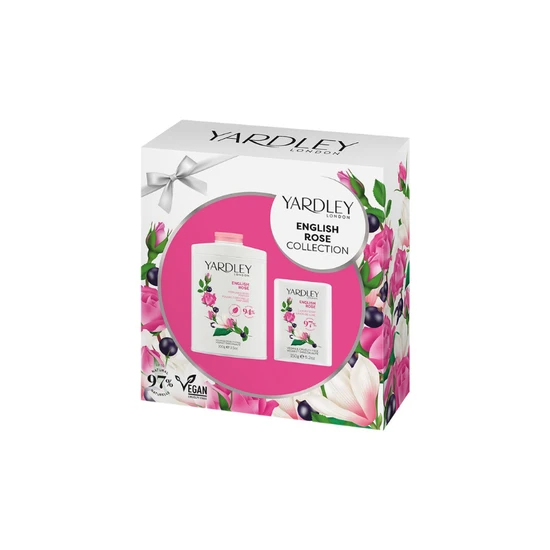 Yardley English Rose Body Powder & Soap Gift Set