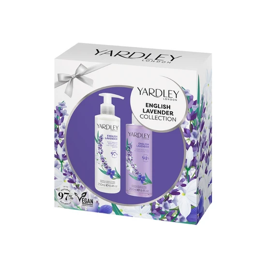 Yardley English Lavender Body Wash & Body Lotion Gift Set