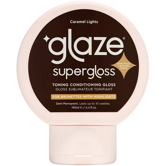 Glaze Supergloss Toning Conditioning Hair Gloss For Instant Shine Caramel Lights