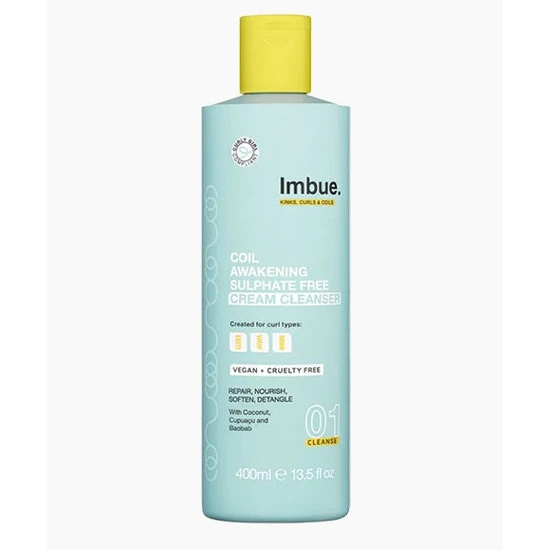 Imbue 01 Cleanse Curl Awakening Sulphate Free Cream Cleanser