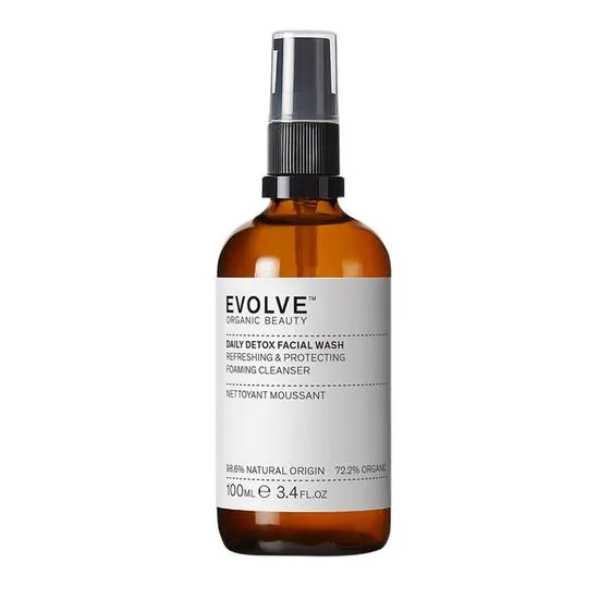 Evolve Beauty Facial Wash Daily Detox Anti Aging Foaming Face Cleanser 100Ml - Image 4
