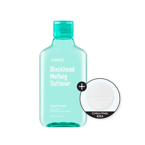 Jumiso Blackhead Melting Softener & Cotton Pad Set