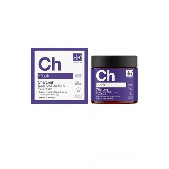 Dr Botanicals Charcoal Superfood Mattifying Face Mask