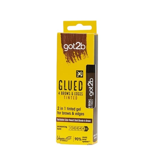 Got2b Unisex Dark Brown 'Gel' Glued B&E Tint 16Ml, 3 Pack - Strong Hold, Tame Flyaways - Image 4