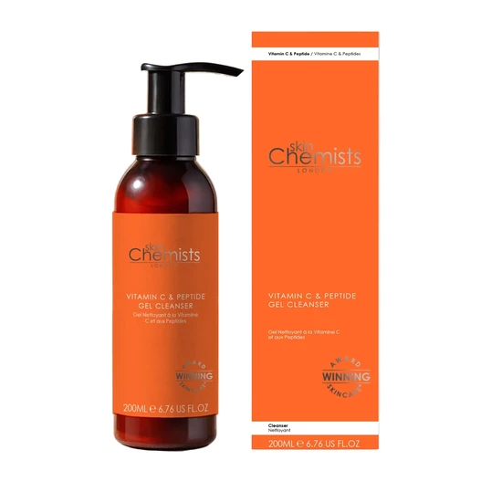 skinChemists Vitamin C & Peptide Anti-Ageing Gel Cleanser