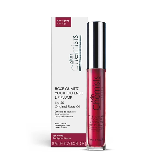 skinChemists Rose Quartz Youth Defence Lip Plump No 66 Orginal Rose Oil