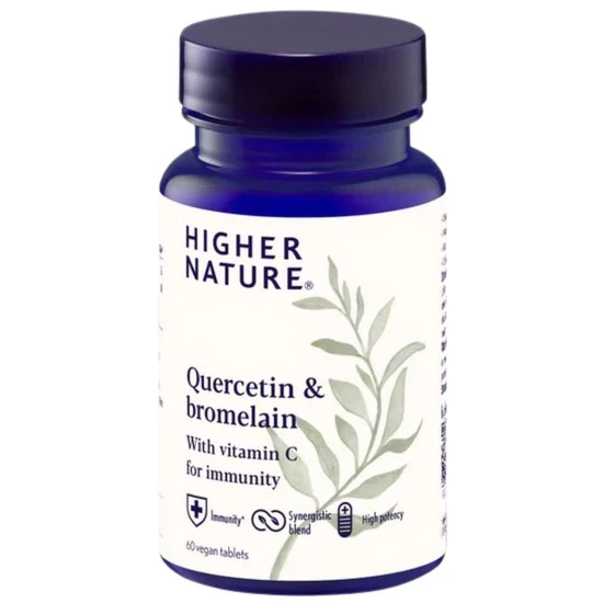 Quercetin & Bromelain 60 Capsules (Higher Nature) - Image 6