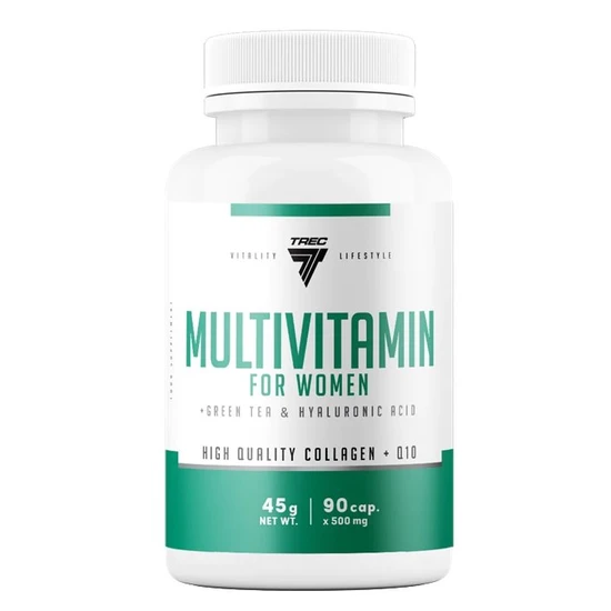 Trec Nutrition Women's Green Multivitamin For - 90 Caps - Image 3
