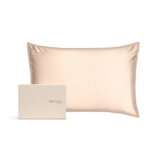 Silk Addict 100% Mulberry Silk Pillowcase - Caramel - Image 4