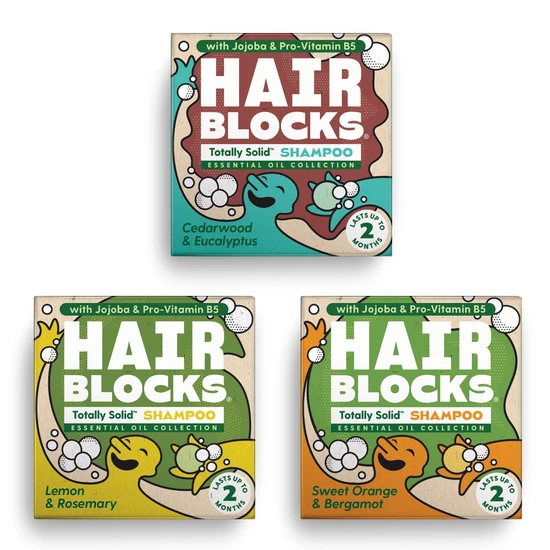 Shower Blocks Solid Shampoo Mixed