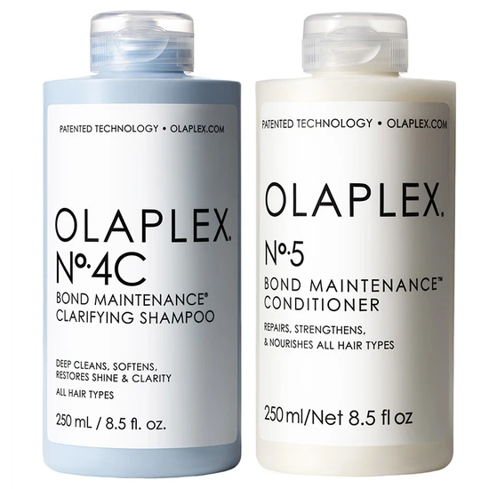 Olaplex No.4c Bond Maintenance Clarifying Shampoo & No. 5 Bond Maintenance Conditioner Duo