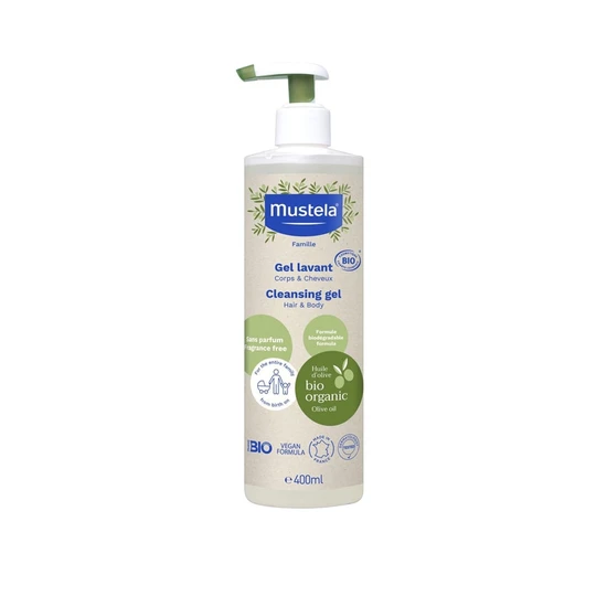 Mustela BIO Organic Cleansing Gel Fragrance-Free