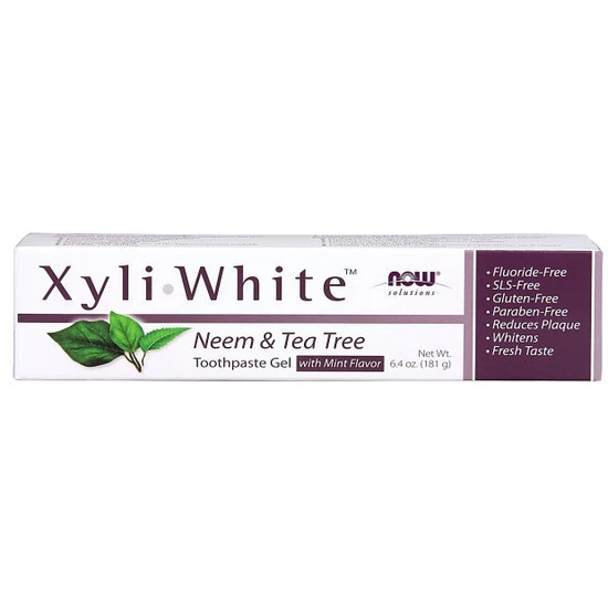 NOW Foods XyliWhite Neem & Tea Tree Toothpaste Gel