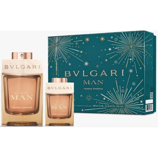 Bvlgari Man Terrae Essence Eau De Parfum 100ml Gift Set