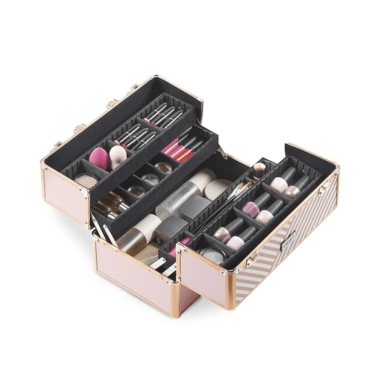 Beautify Large Blush Pink Makeup Case