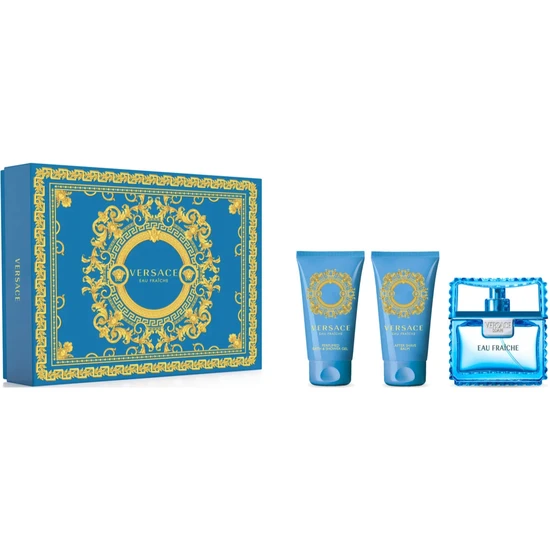 Versace Man Eau Fraiche Eau De Toilette 50ml Gift Set