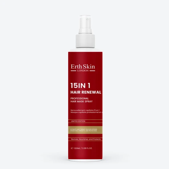Erth Skin London Limited Edition 15-in-1 Hair Renewal Professional Hair Mask Spray