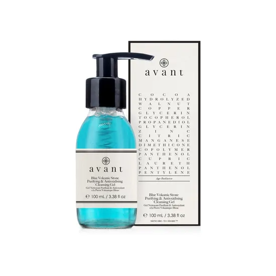 Avant Blue Volcanic Stone Purifying & Antioxydising Cleansing Gel