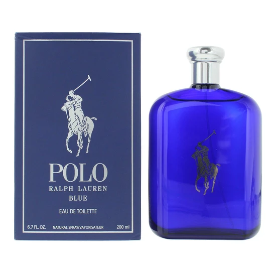 Ralph Lauren Blue Polo Eau De Toilette 200Ml Spray - Image 3