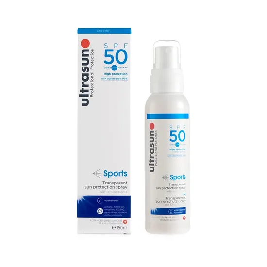 Ultrasun SPF 50 Sports Transparent Sun Protection Spray