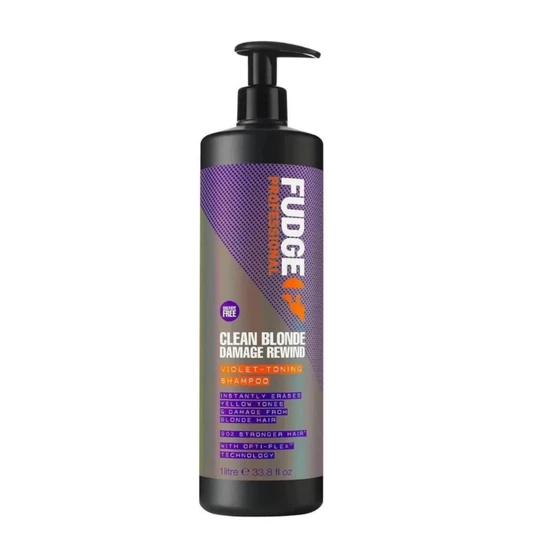 Fudge Professional Clean Blonde Damage Rewind Purple Shampoo 1L - Image 8