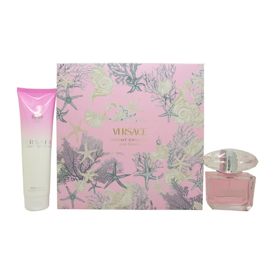 Versace Bright Crystal Gift Set 90ml EDT + 150ml Body Lotion - Image 4