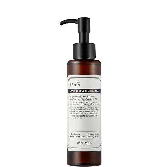 Dear Klairs Gentle Black Deep Cleansing Oil