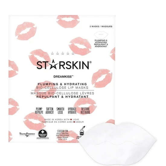 STARSKIN Dreamkiss Plumping & Hydrating Bio-Cellulose Lip Mask