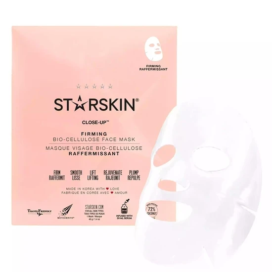 STARSKIN Close-Up Firming Bio-Cellulose Face Mask