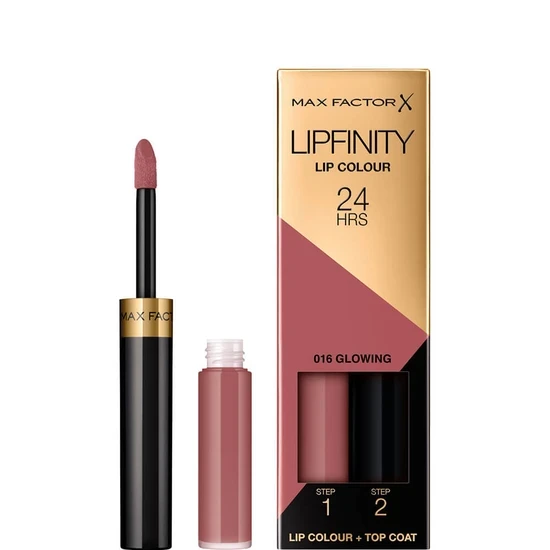 Max Factor Lipfinity Long-Lasting Two Step Lipstick - 016 Glowing Pink, 4.2g - Image 6