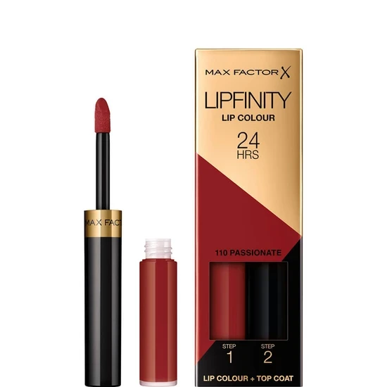 Debenhams Unisex 110 Passionate Lipfinity 2-Step Long Lasting Lipstick In - Image 7