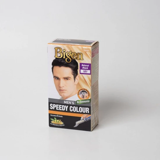 Bigen Natural Black 101 Men's Speedy Colour with No Ammonia 1 Pack x 3 - Image 7
