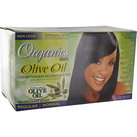 Africa's Best Africas Best Organics Olive Oil No Lye Conditioning Relaxer