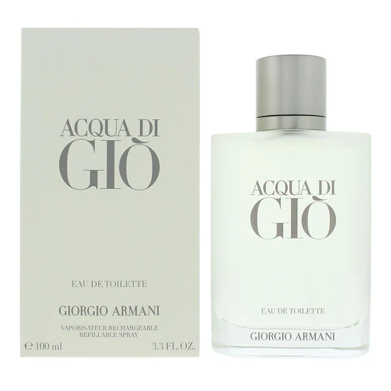 Emporio Armani Mens ACQUA DI GIO HOMME EDT SPRAY 100ML - Peach - One Size - Image 8