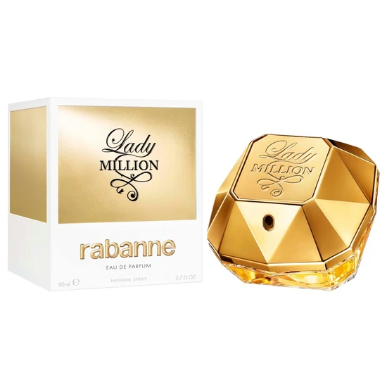 Rabanne White/Orange Lady Million Eau De Parfum, Size 80Ml - Image 8