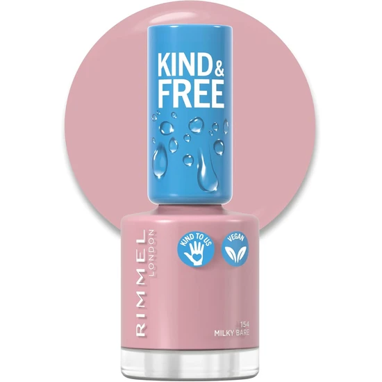 Rimmel Kind & Free Nagellak - 154 Milky Bare - Image 3