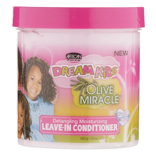African Pride Dream Kids Olive Miracle Detangling Leave-In Conditioner