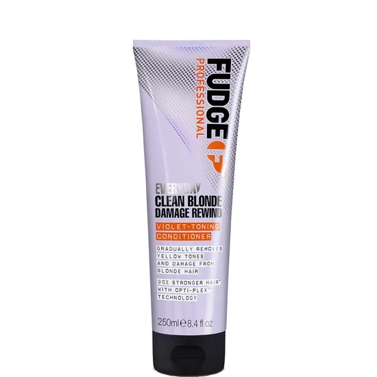 Fudge Professional Everyday Clean Blonde Damage Rewind Violet Toning Conditioner